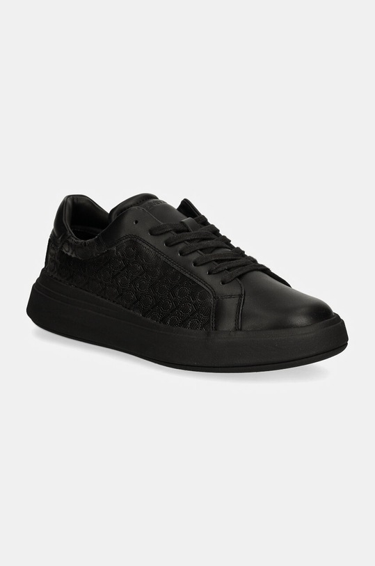 Кросівки Calvin Klein LOW TOP LACE UP LTH MONO синтетичний чорний HM0HM01557