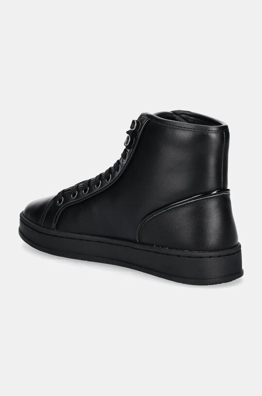 Взуття Шкіряні кросівки Calvin Klein HIGH TOP LACE UP PIPING HM0HM01589 чорний