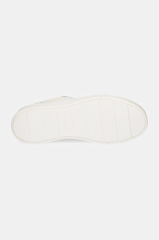 Кожаные кроссовки Calvin Klein LOW TOP LACE UP BSKT LTH HM0HM01624 белый