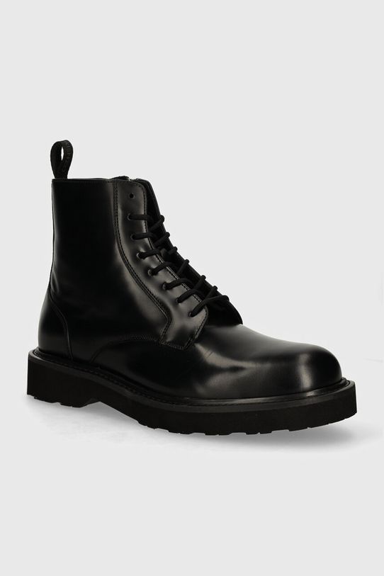 Kenzo leather shoes Ukio Lace Up Boots