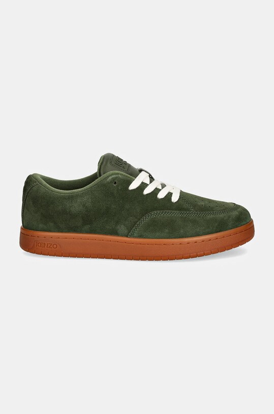 Semišové tenisky Kenzo Dome Low Top Sneakers FD65SN061L56.51 zelená AW24
