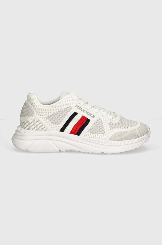 Sneakers boty Tommy Hilfiger MODERN RUNNER KNIT EVO ESS FM0FM05245 bílá AW24