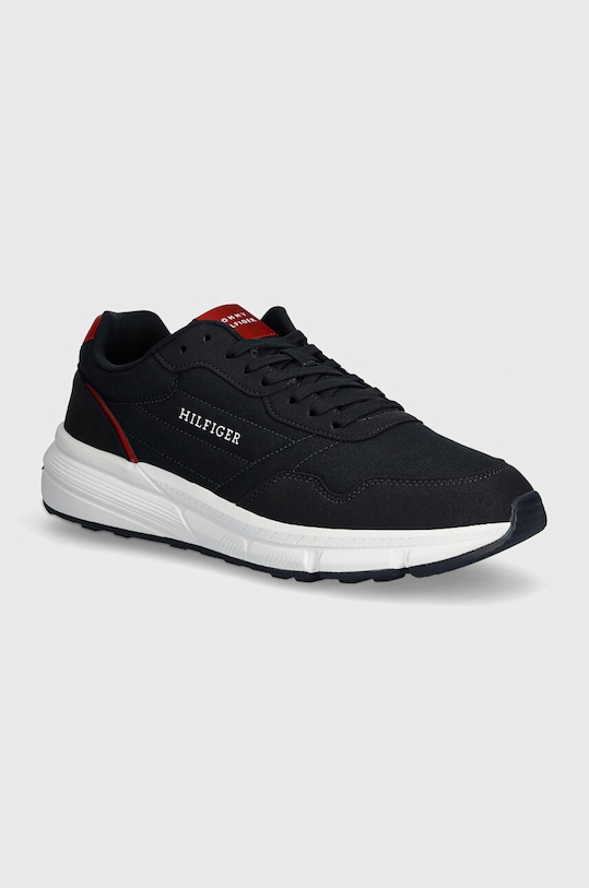 Tommy Hilfiger sneakersy FASTON MIX ESS imitacja skóry licowej granatowy FM0FM05141