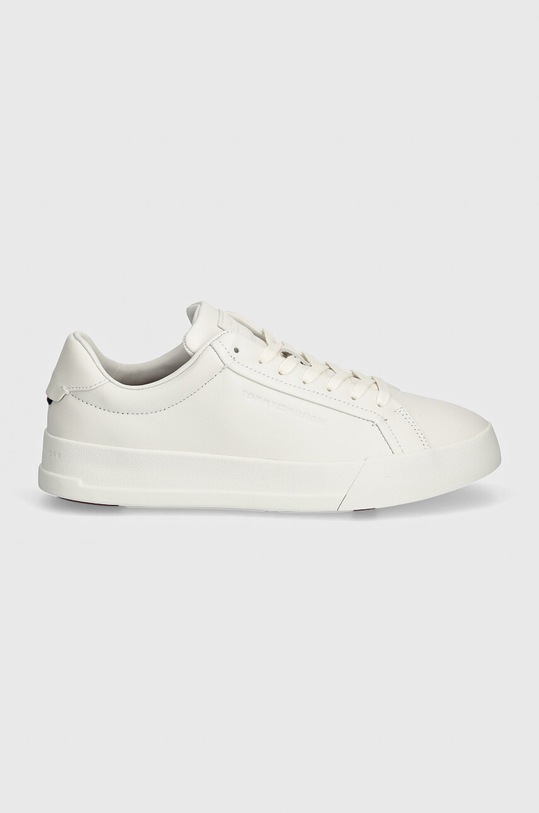 Tommy Hilfiger sneakersy skórzane TH COURT BEST LEATHER FM0FM05120 biały AW24