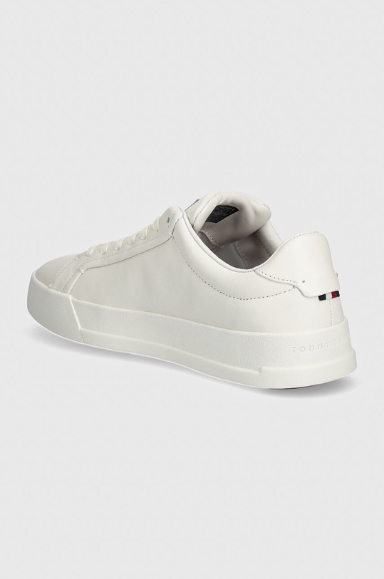 Obuwie Tommy Hilfiger sneakersy skórzane TH COURT BEST LEATHER FM0FM05120 biały