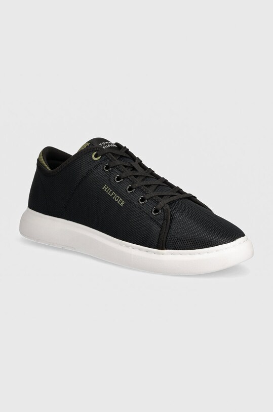 Tommy Hilfiger sneakersy LIGHTWEIGHT CUP MESH Planet friendly czarny FM0FM05115