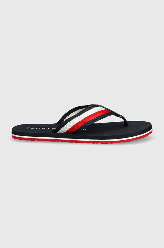 Tommy Hilfiger slapi COPRORATE HILFIGER BEACH SANDAL FM0FM05094 bleumarin AW24