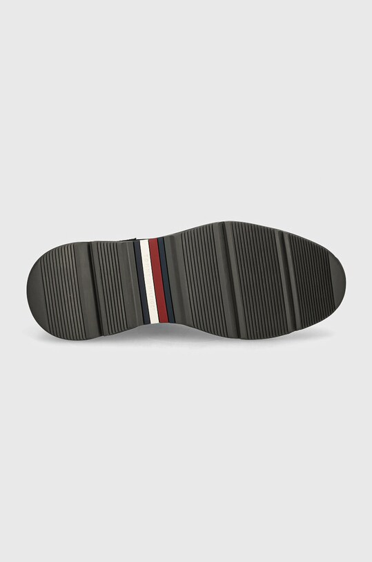 Замшевые кроссовки Tommy Hilfiger HILFIGER NUBUCK MIX HYBRID SHOE FM0FM05092 чёрный