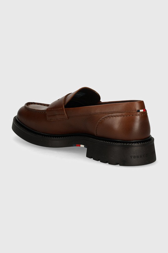 Obuća Kožne mokasinke Tommy Hilfiger LIGHT HILFIGER LEATHER LOAFER FM0FM05089 smeđa