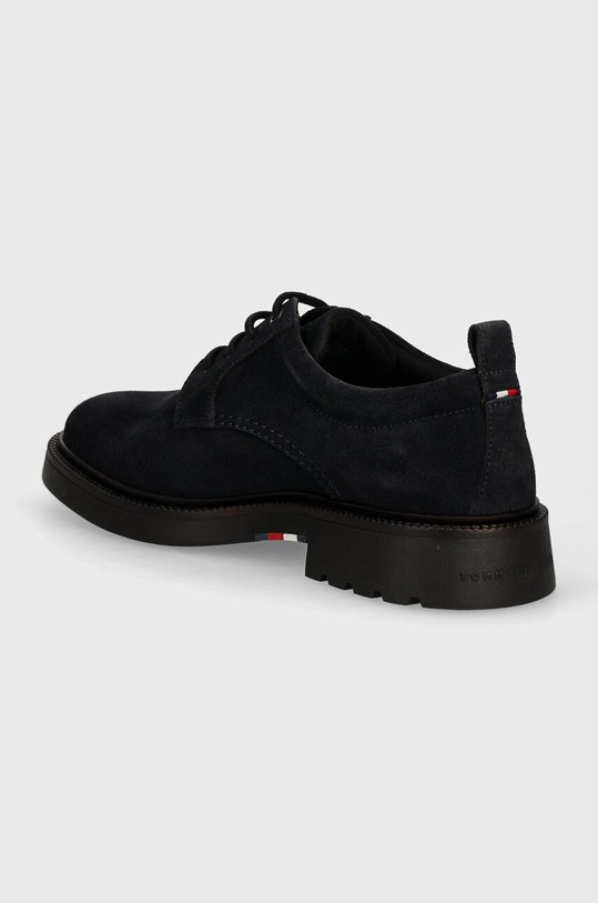 Obuwie Tommy Hilfiger półbuty zamszowe LIGHT HILFIGER LWT SUEDE SHOE FM0FM05088 granatowy