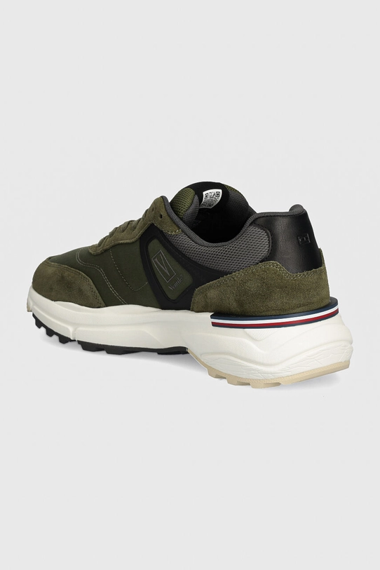 Obuwie Tommy Hilfiger sneakersy M RUNNER X VENTILE MIX FM0FM05062 zielony