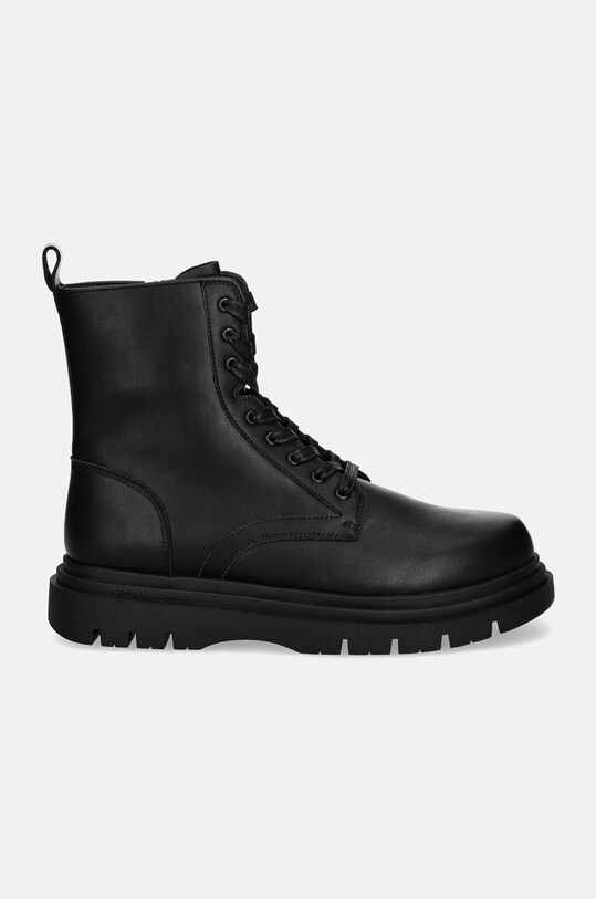 Armani Exchange buty skórzane XUM018.XV874.00002 czarny AW24
