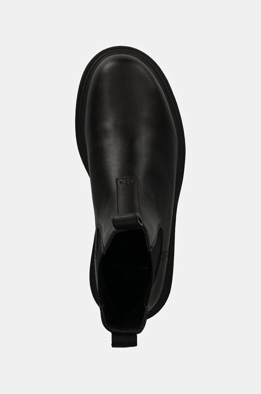Шкіряні черевики Armani Exchange чорний XUM019.XV874.00002