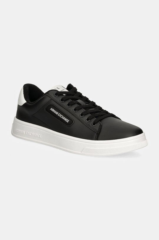 Tenisky Armani Exchange imitace kůže černá XUX203.XV805.T037