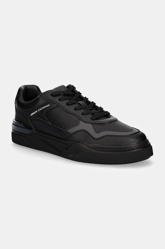 Armani Exchange sneakersy imitacja skóry licowej czarny XUX219.XV857.00002