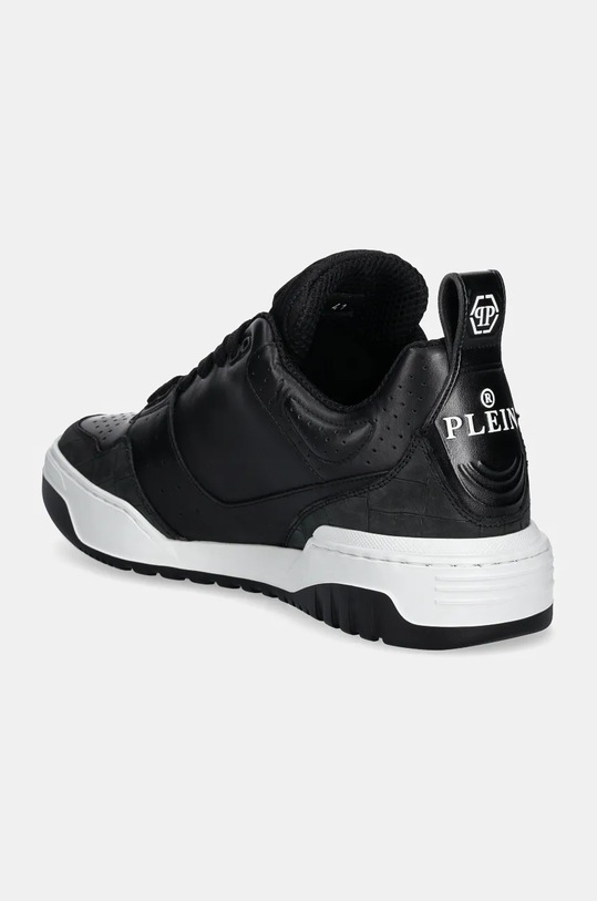 Încălțăminte Philipp Plein sneakers din piele Croco Lo-Top MSC3959.PLE005N.02 negru