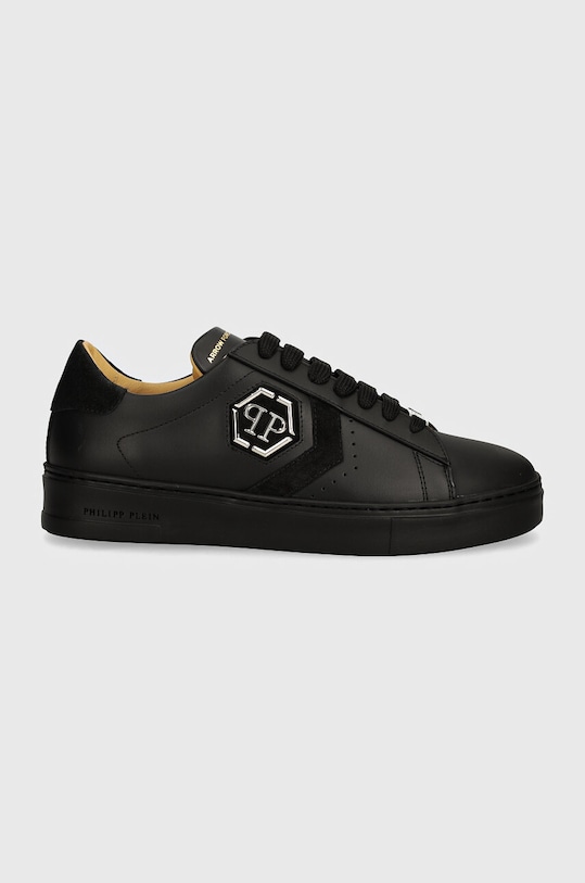 Philipp Plein sneakers din piele Lo-Top Arrow Force MSC3998.PLE005N.0202 negru AW24