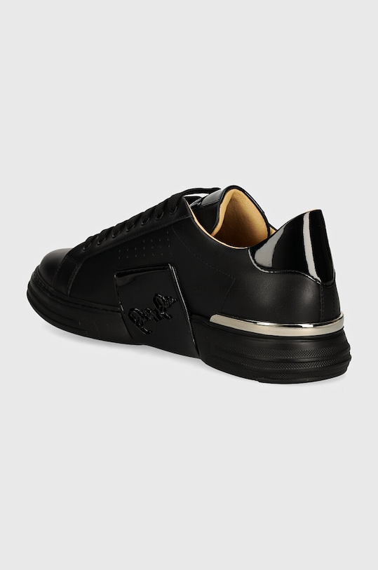 Încălțăminte Philipp Plein sneakers din piele Hexagon Phantom Kicks USC0565.PLE025N.0202 negru
