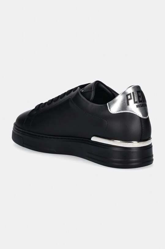 Încălțăminte Philipp Plein sneakers din piele Nappa Lo-Top Hexagon USC0676.PLE075N.0202 negru