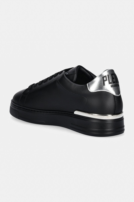 Παπούτσια Δερμάτινα αθλητικά παπούτσια Philipp Plein Nappa Lo-Top Hexagon USC0676.PLE075N.0202 μαύρο