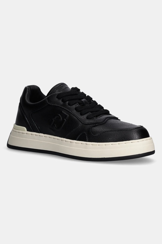 Liu Jo sneakersy skórzane BOY 01 niska czarny 7G4009PX11222222