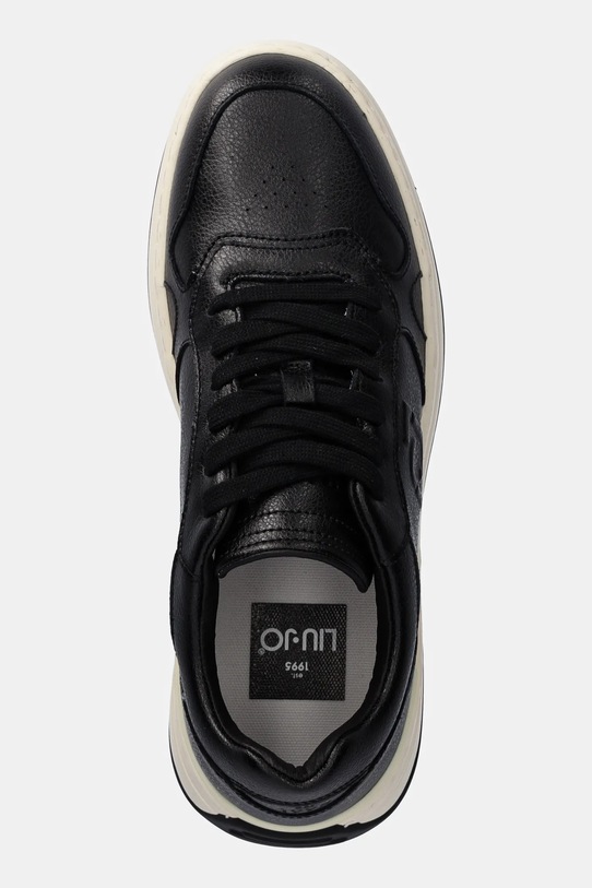 Liu Jo sneakersy skórzane BOY 01 czarny 7G4009PX11222222