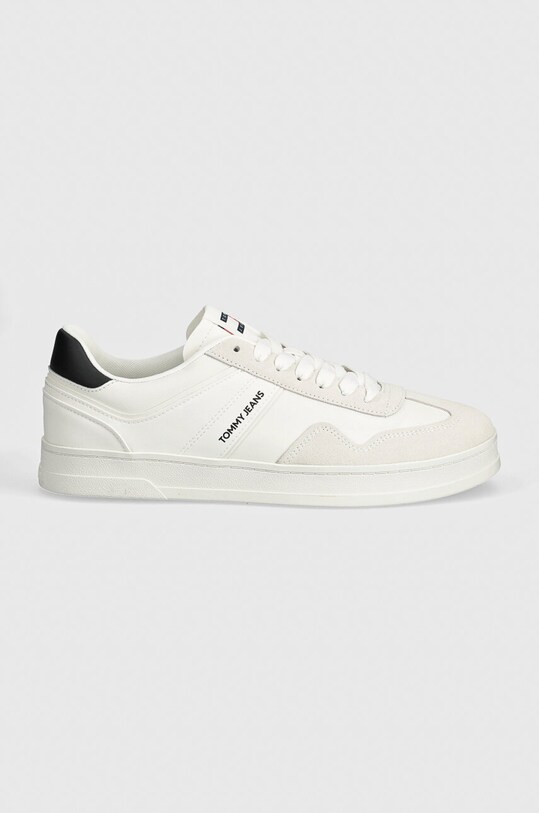Tenisky Tommy Jeans TJM LEATHER RETRO CUPSOLE EM0EM01414 biela AW24