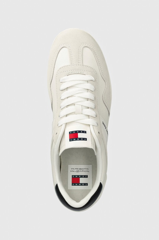 Tenisky Tommy Jeans TJM LEATHER RETRO CUPSOLE biela EM0EM01414