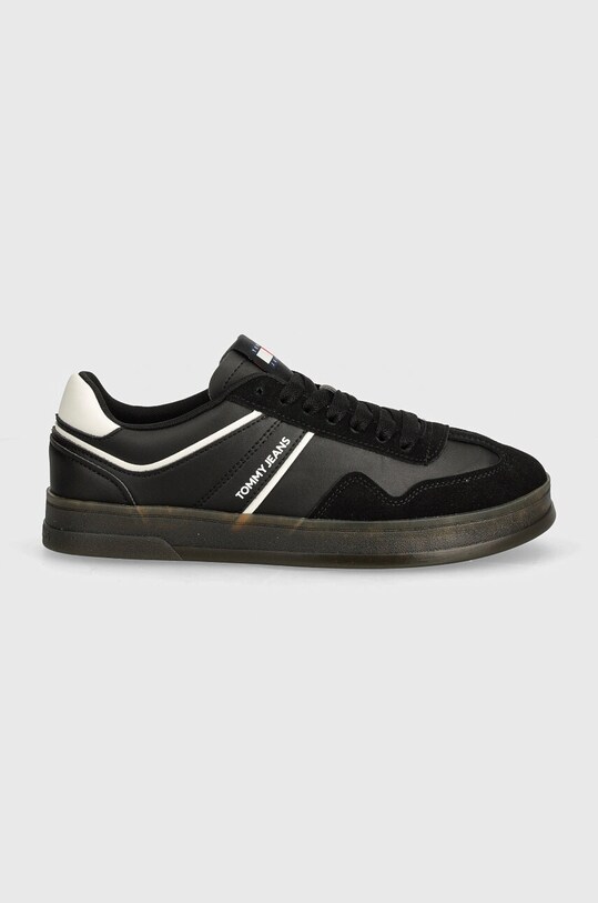 Tommy Jeans sneakersy TJM LEATHER RETRO CUPSOLE EM0EM01414 czarny AW24