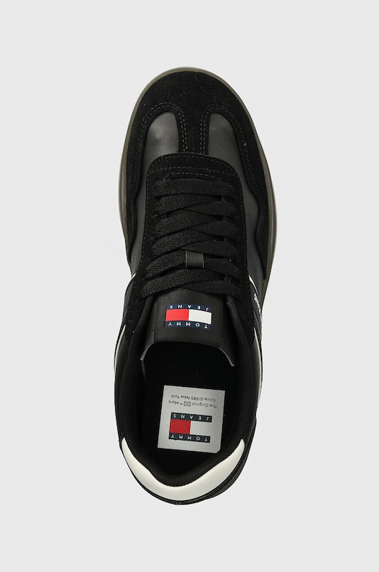 Tommy Jeans sneakers TJM LEATHER RETRO CUPSOLE negru EM0EM01414