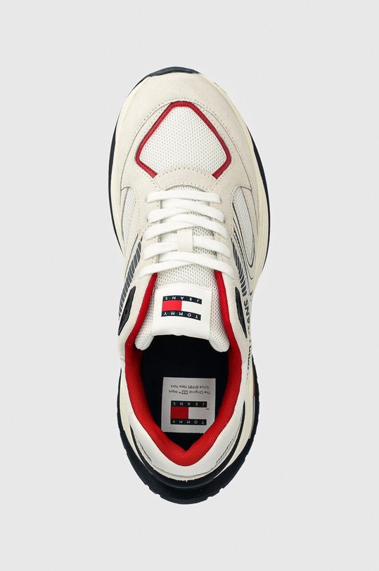 Tenisky Tommy Jeans TJM CONFORTABLE RUNNER béžová EM0EM01416