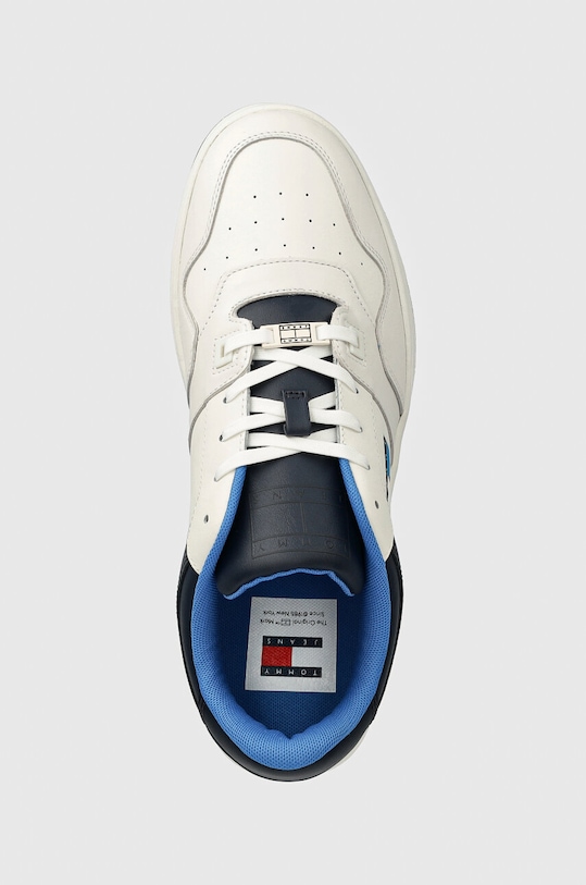 Tommy Jeans sneakers TJM BASKET LEATHER bianco EM0EM01434