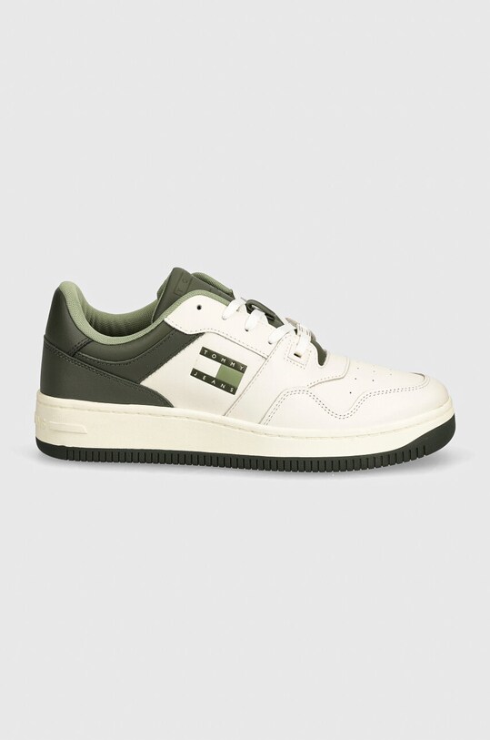 Кросівки Tommy Jeans TJM BASKET LEATHER EM0EM01434 зелений AW24