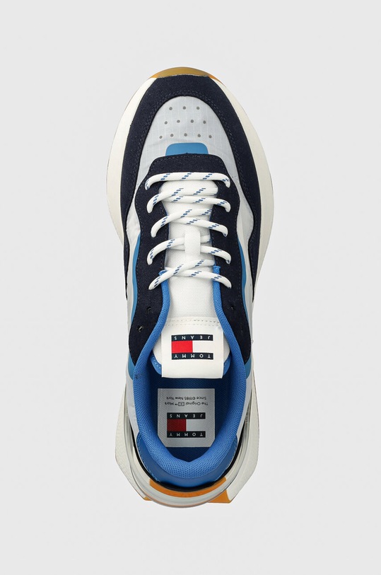 Tommy Jeans sneakers TJM RUNNER MIX MATERIAL albastru EM0EM01437