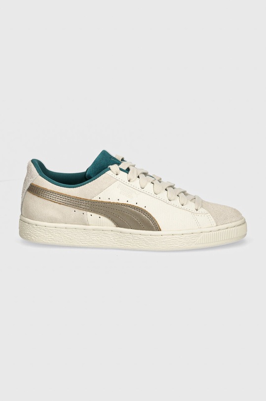 Puma sneakersy zamszowe Suede Play Paris 398190 beżowy AW24