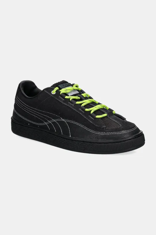 Tenisky Puma Suede HP ARIES ARISE imitace kůže černá 399347
