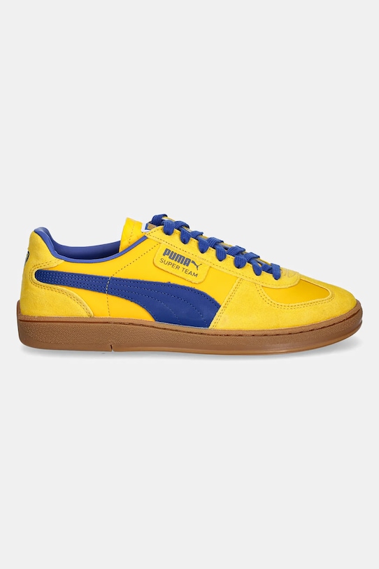 Tenisice od brušene kože Puma Super Team PARMA Sport 401079 zlatna AW24
