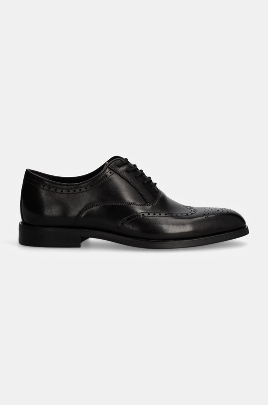 Aldo półbuty skórzane DONALD 13814436.DONALD czarny AW24