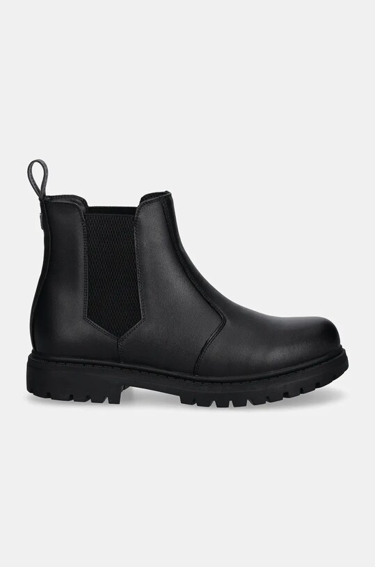 Кожаные полусапоги Guess SIDNEY BEATLES FMFSBE.SUE15.BLACK чёрный AW24