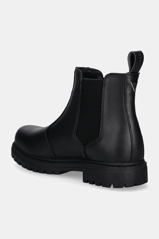 Încălțăminte Guess ghete chelsea de piele SIDNEY BEATLES FMFSBE.SUE15.BLACK negru