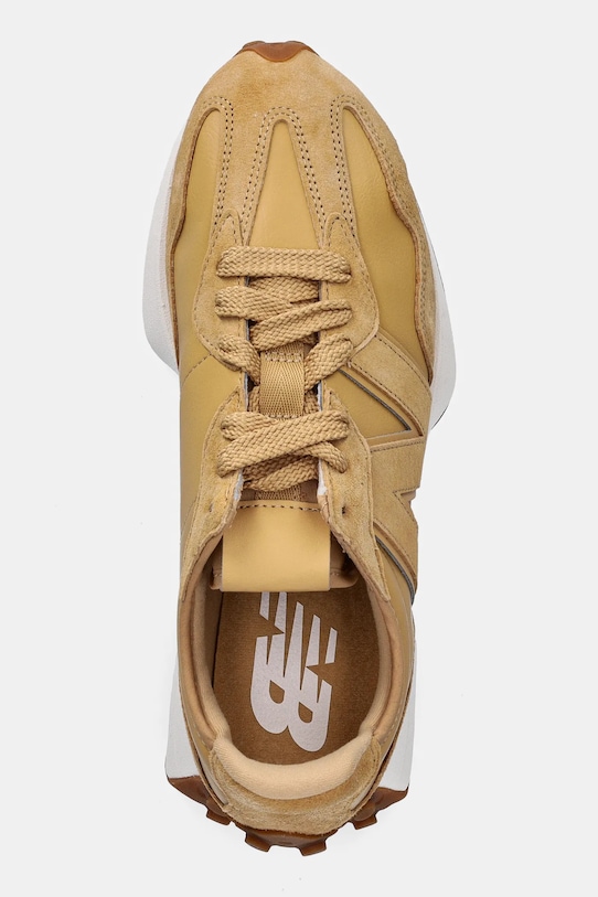 Tenisice od brušene kože New Balance 327 zlatna U327LJ