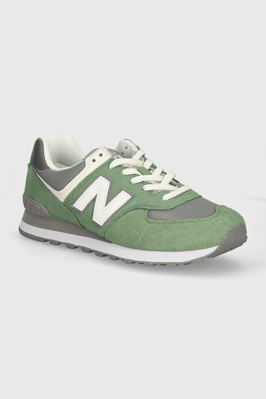 Αθλητικά New Balance 574 δέρμα σαμουά πράσινο U574ESA