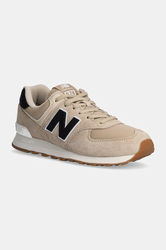 Tenisky New Balance 574 semišová kůže béžová U574RAC