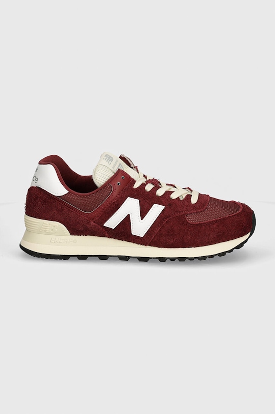 New Balance sneakersy 574 U574RBK bordowy AW24
