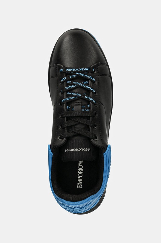 Кожени маратонки Emporio Armani черен X4X264.XN001.K729