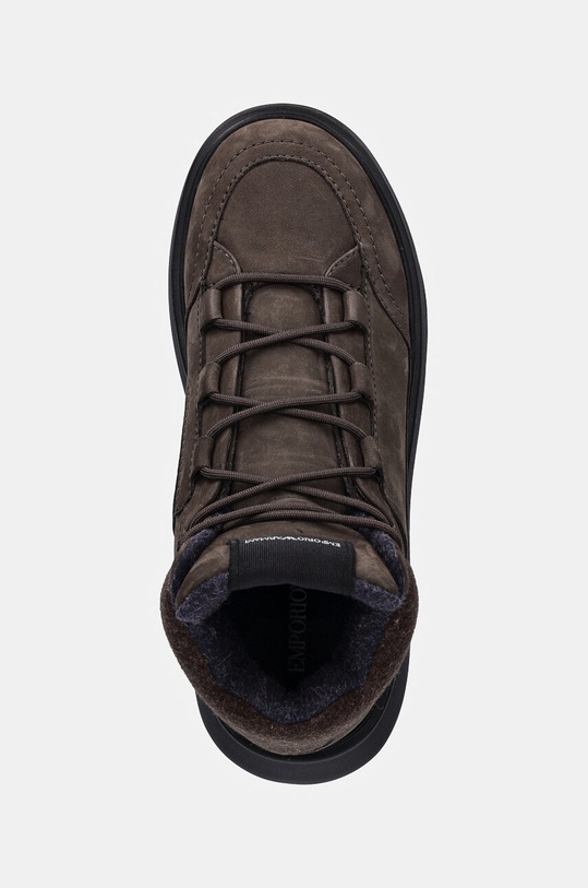 Tenisice Emporio Armani smeđa X4Z135.XR200.U219