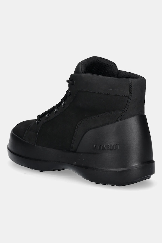 Obuv Nubukové čižmy Moon Boot MB LUNA TREK MID NUBUCK 80D2480070.N001.M čierna