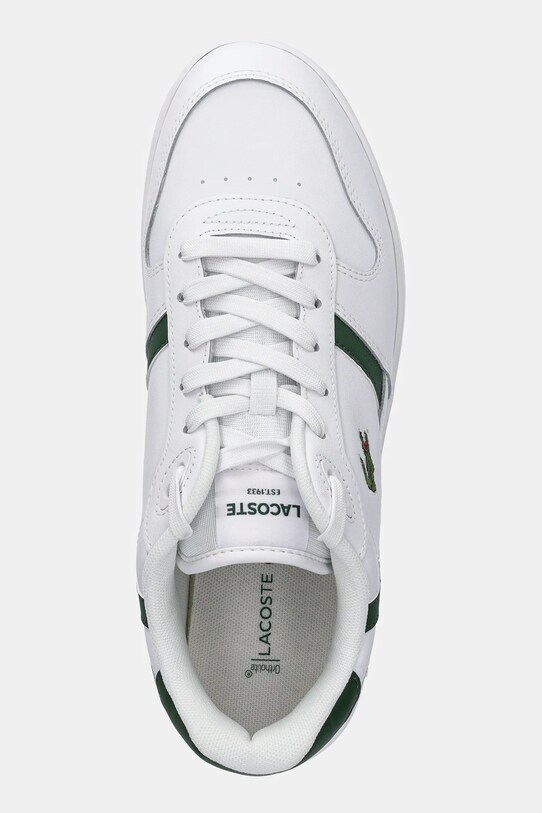 Кожени маратонки Lacoste T-Clip Set бял 48SMA0031