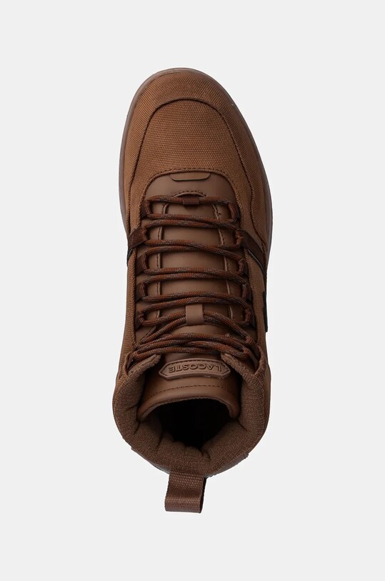 Lacoste sneakers T-Clip Winter Mid maro 48SMA0040