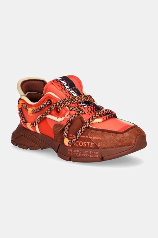 Lacoste sneakers L003 Active Runway textil portocaliu 48SMA0051